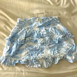 Trendy Blue oceans drive beach skirt